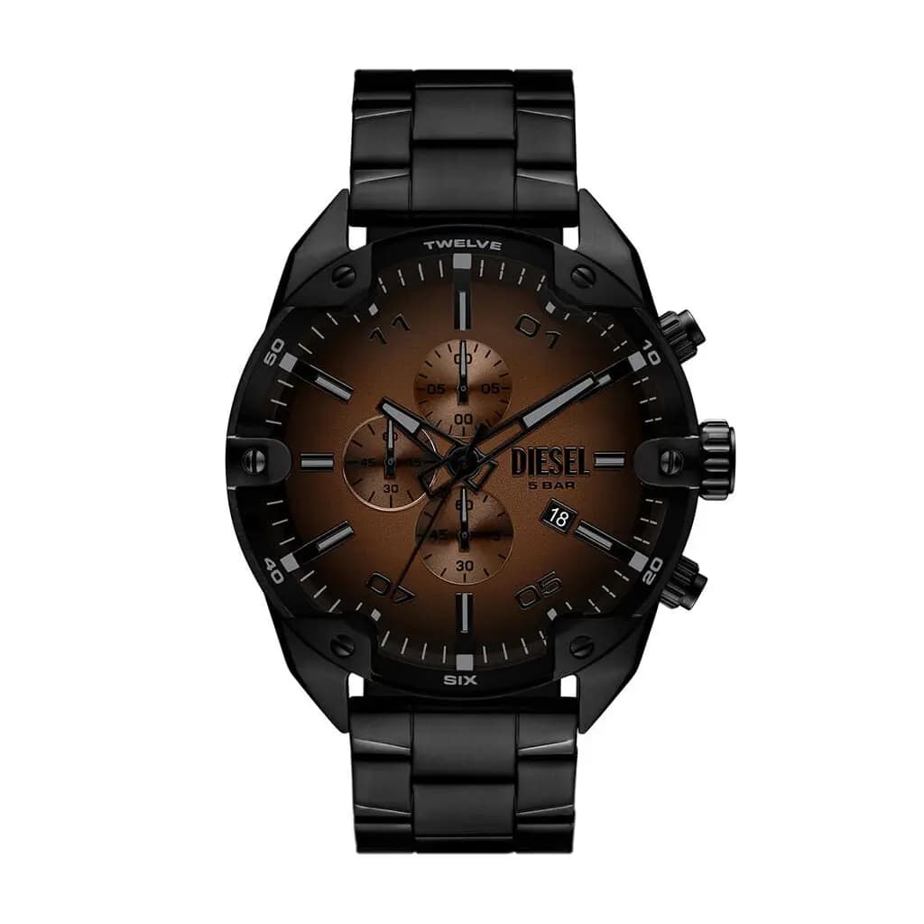 Montre Diesel Spiked Marron
