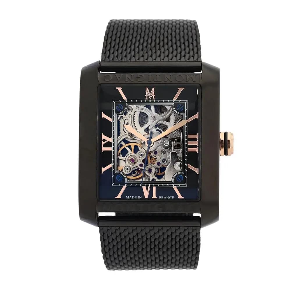 Montre Montignac Square Automatique Noir