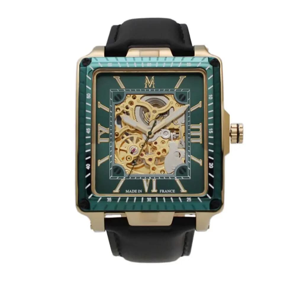 Montre Montignac Square Automatique Vert