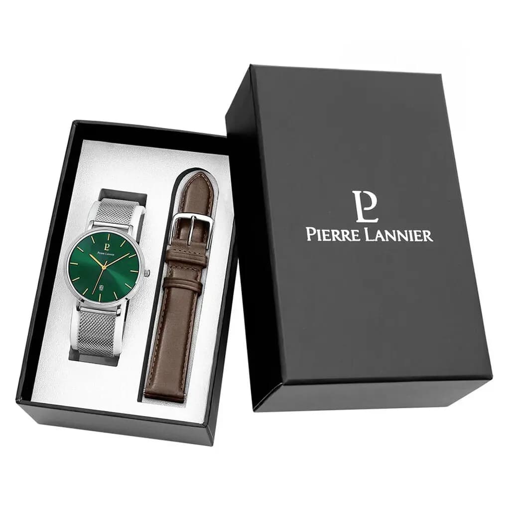 Coffret De Montre Pierre Lannier Echo Vert