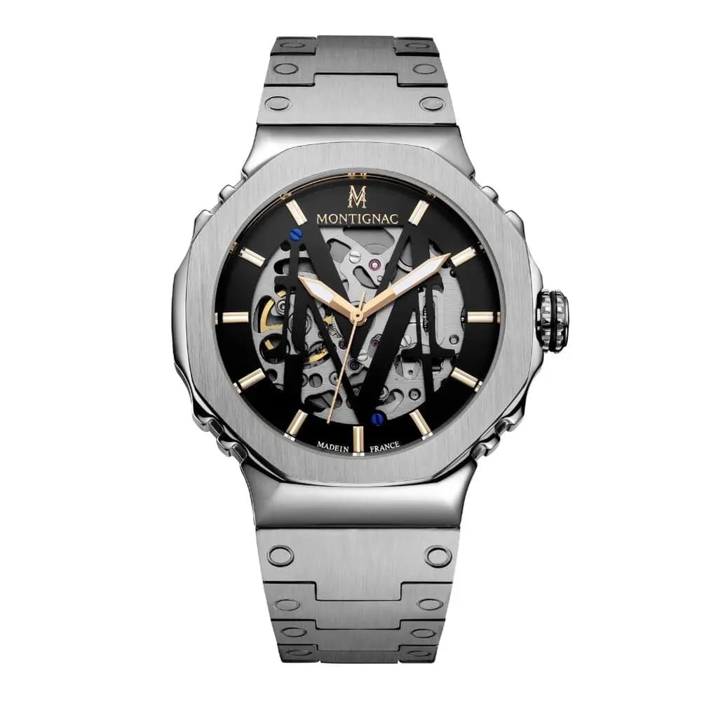 Montre Montignac Octagon Automatique Noir