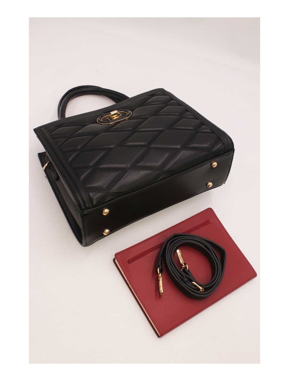 Sac à Main Femme Chic Matelassé 22B-5730-Black