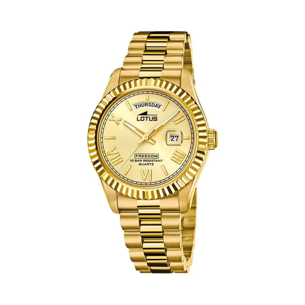 Montre Lotus Freedom Collection Doré