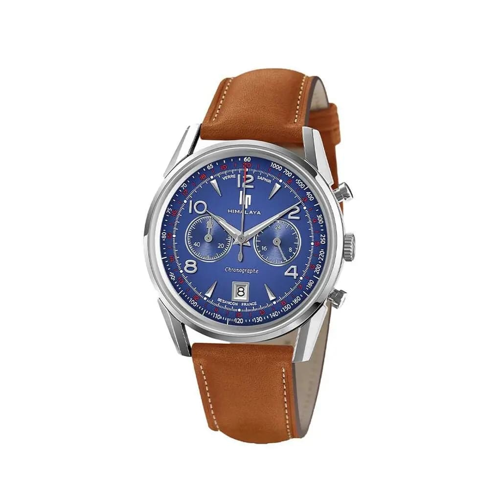 Montre Lip Himalaya Chrono Bleu