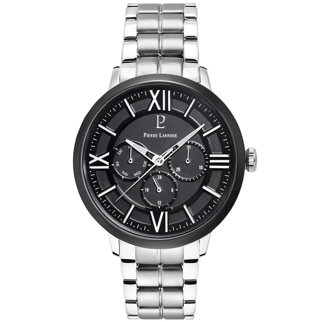 Montre Pierre Lannier Collection Beaucour Noir