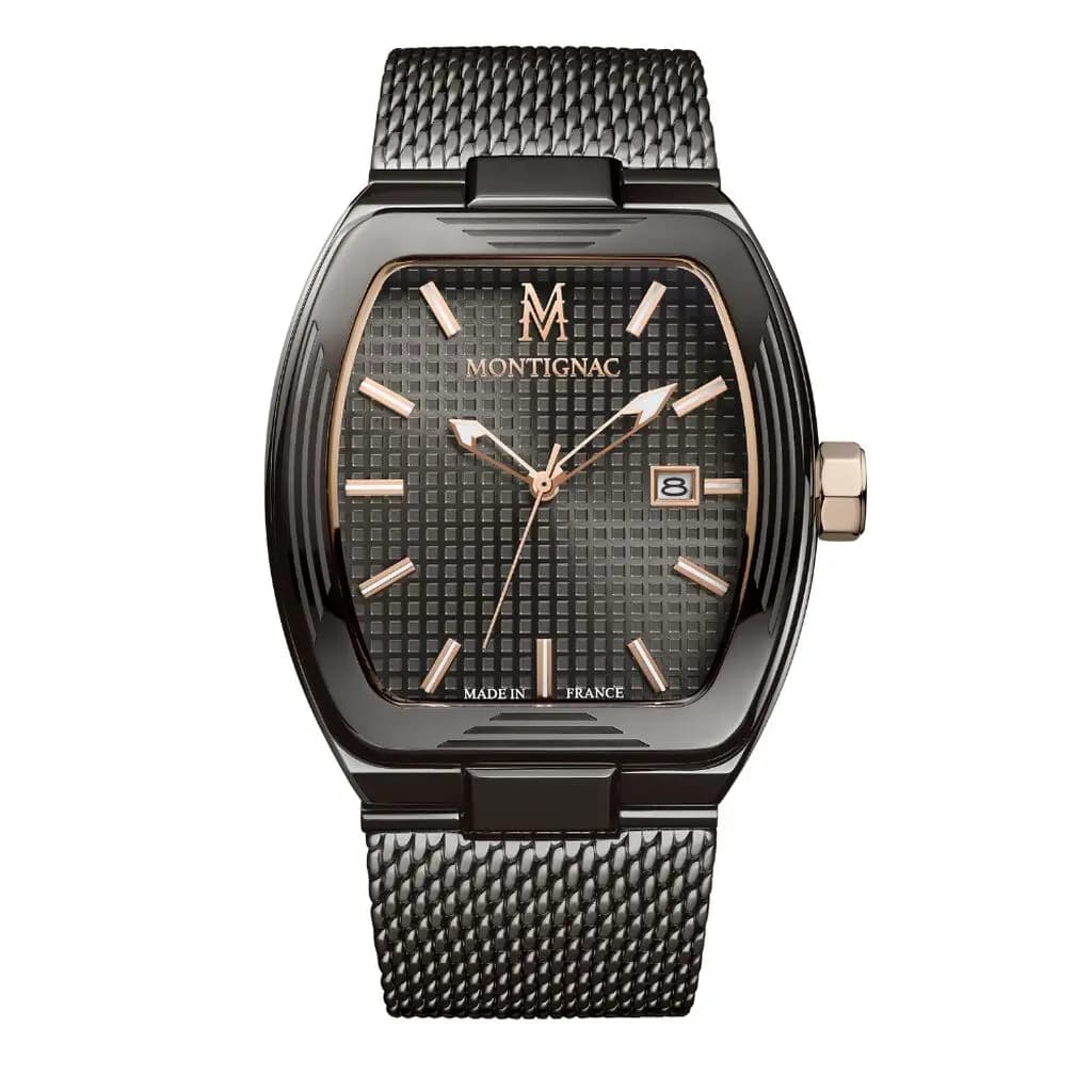 Montre Montignac Tonneau Gris
