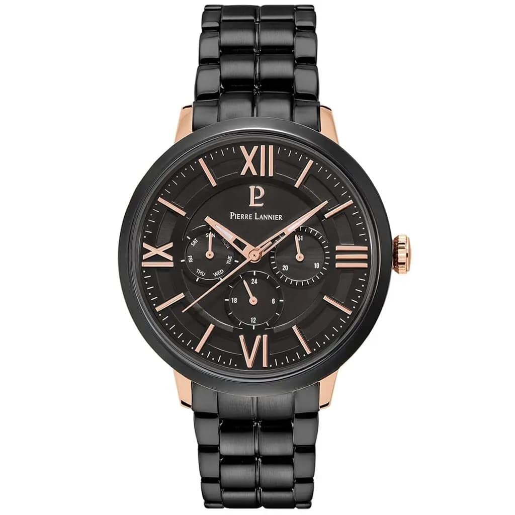 Montre Pierre Lannier Collection Beaucour Noir