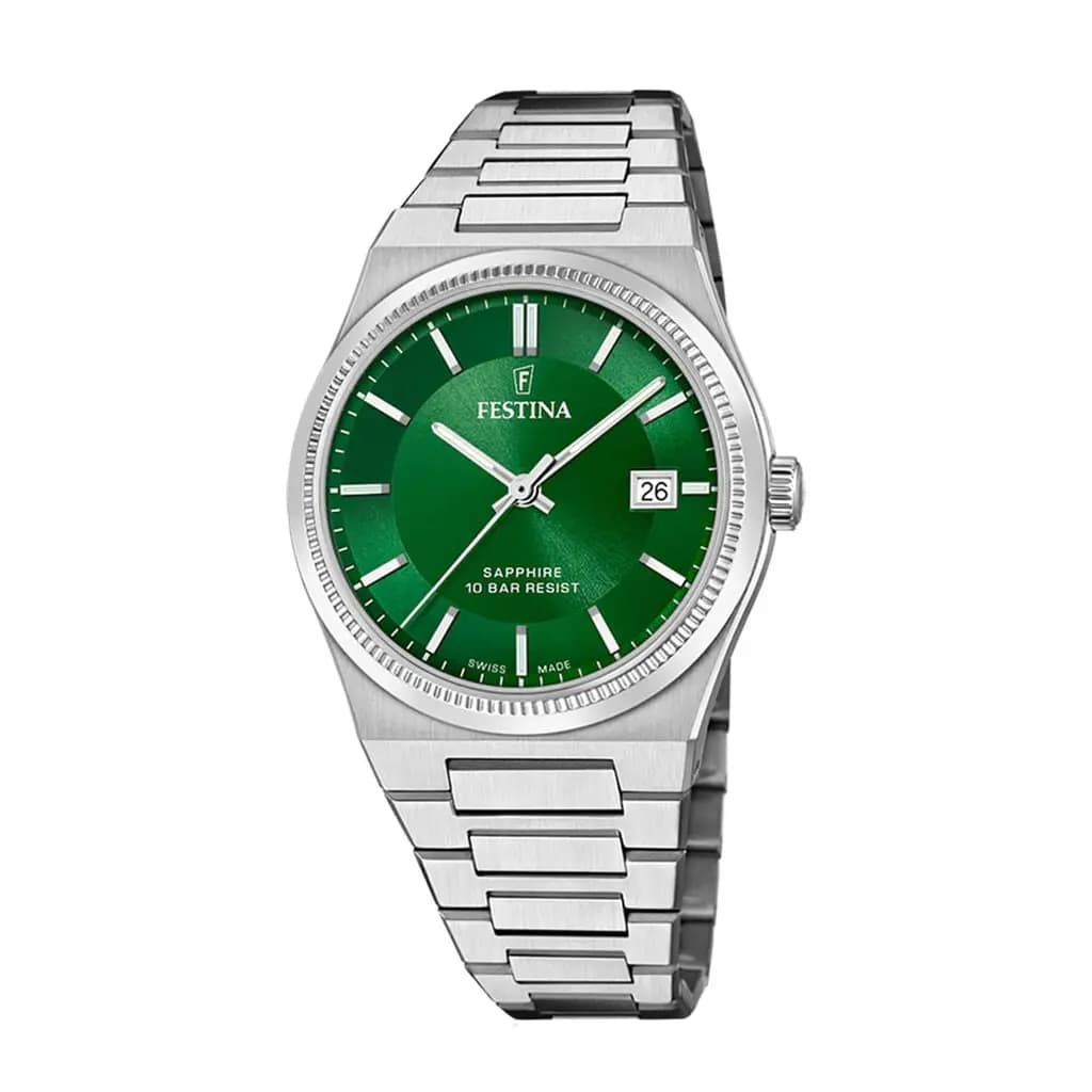 Montre Festina Swiss Made 40 Vert