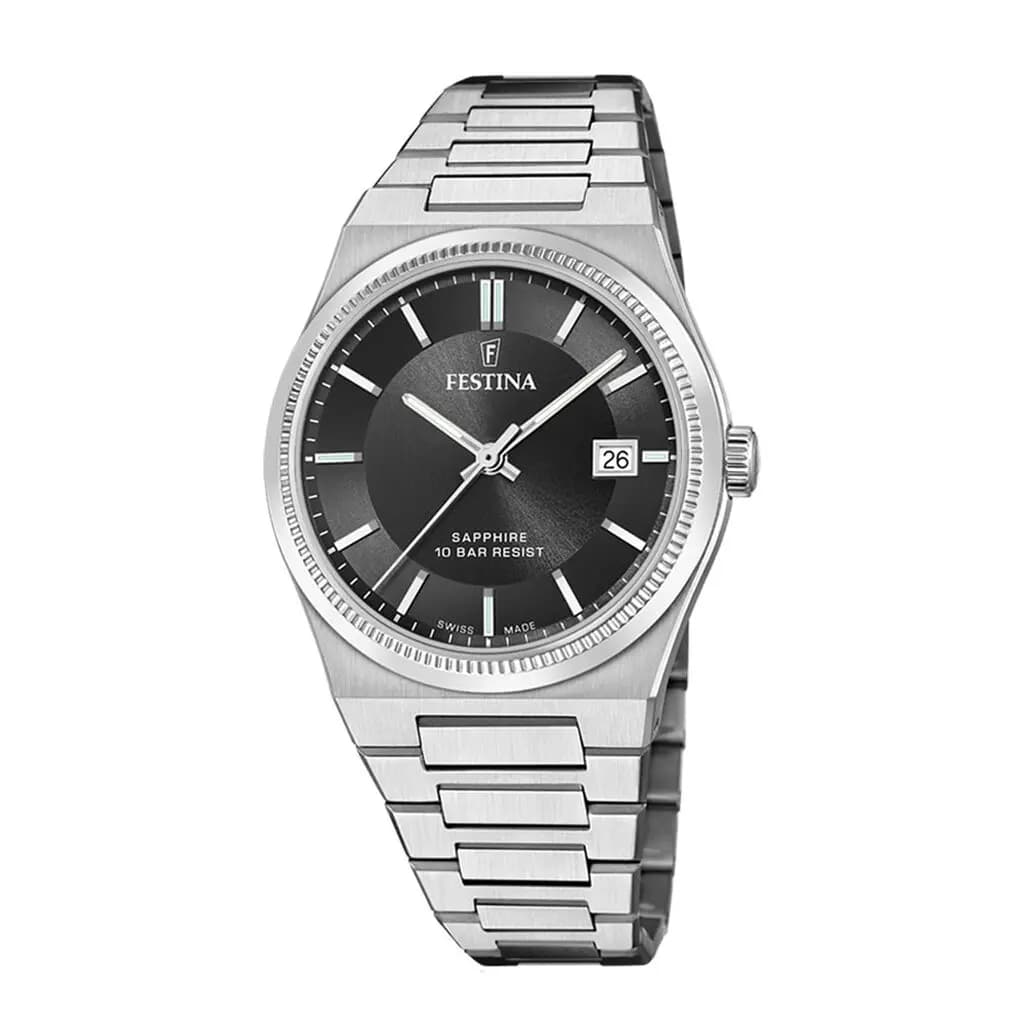 Montre Festina Swiss Made 40 Noir
