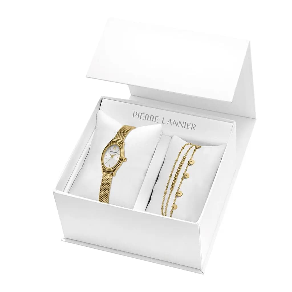 Coffret De Montre Pierre Lannier Lannier Ovalia Blanc