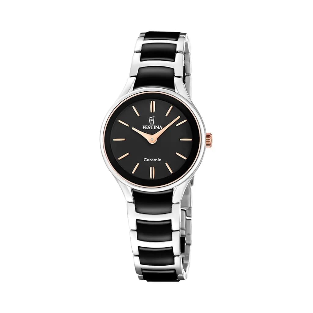Montre Festina Ceramic Bimatiere Noir