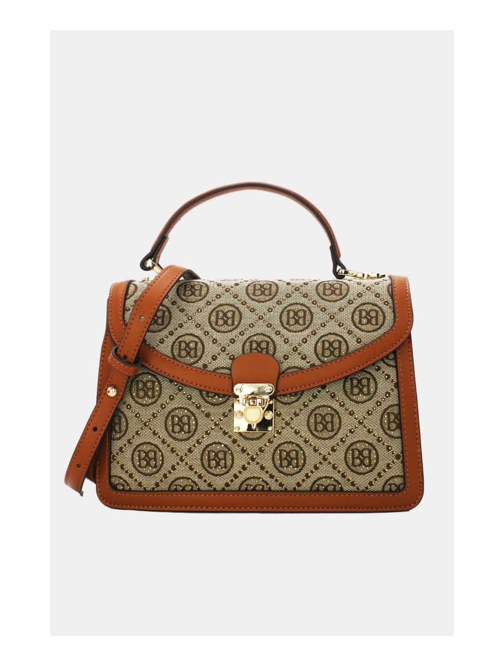 Sac a Main Monogramme Style Vintage 22B-5670-Camel