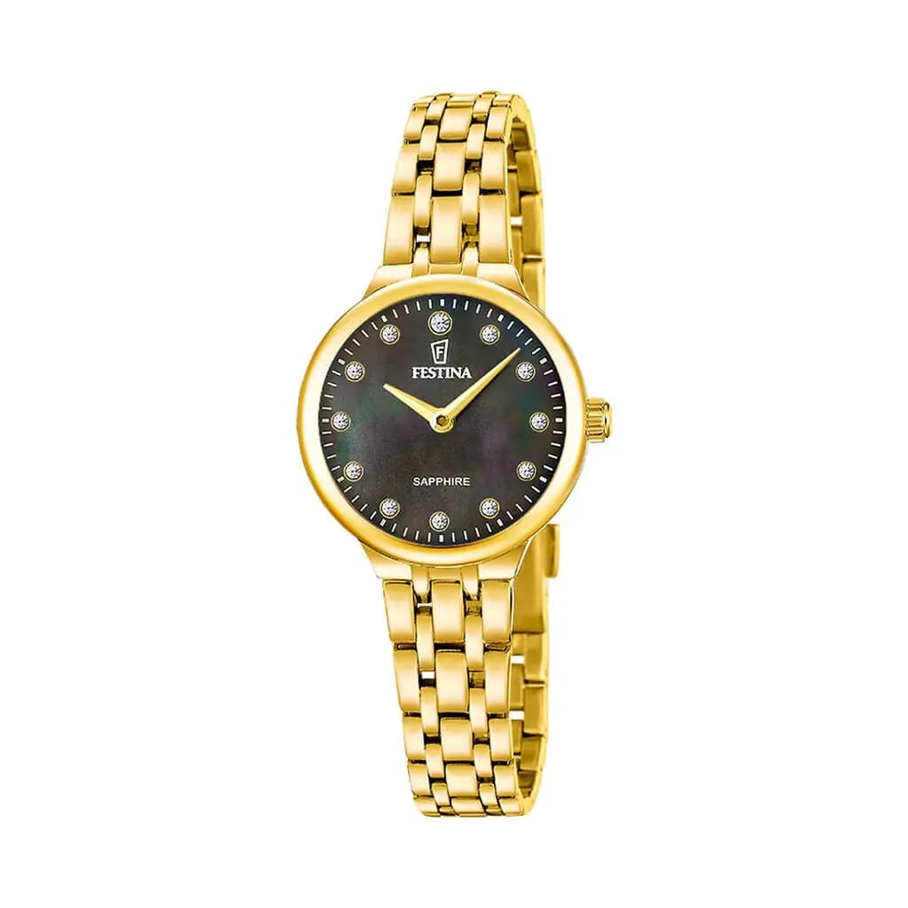 Montre Festina Mademoiselle 26 Nacre Noire