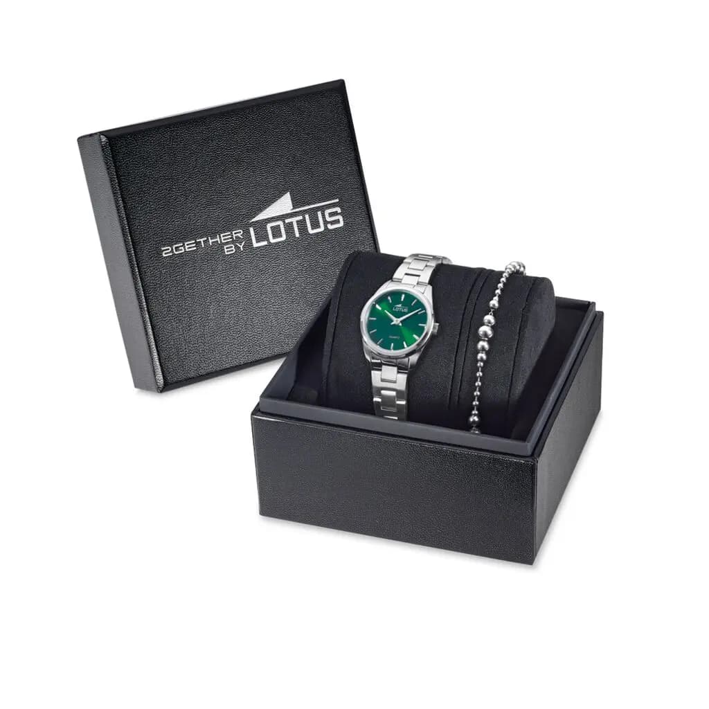 Coffret De Montre Lotus Old Money Vert