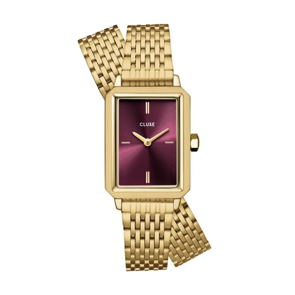 Montre Cluse Fluette Bordeaux