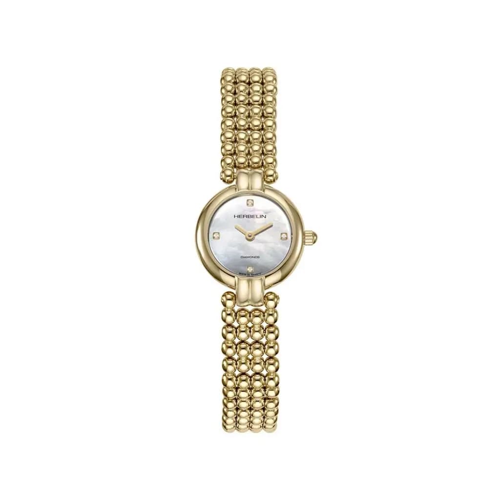 Montre Herbelin Perles Nacre Blanche