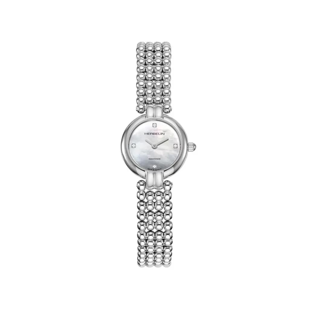 Montre Herbelin Perles Nacre Blanche