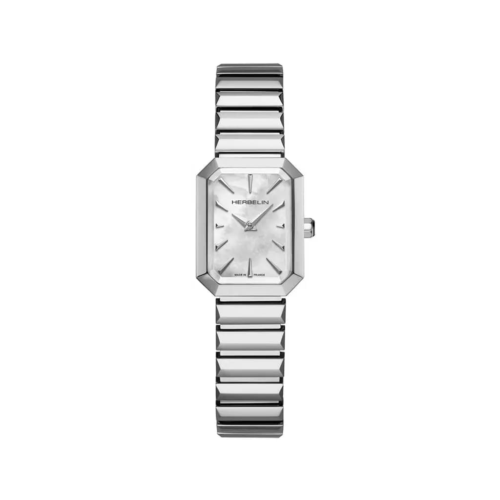 Montre Herbelin Octogone Nacre Blanche
