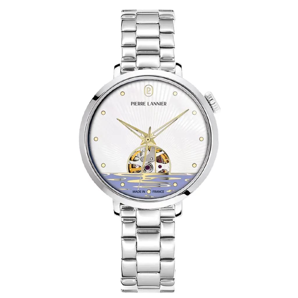 Montre Pierre Lannier Australe Nacre Blanche