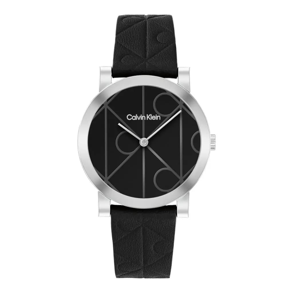 Montre Calvin Klein Monogram Noir