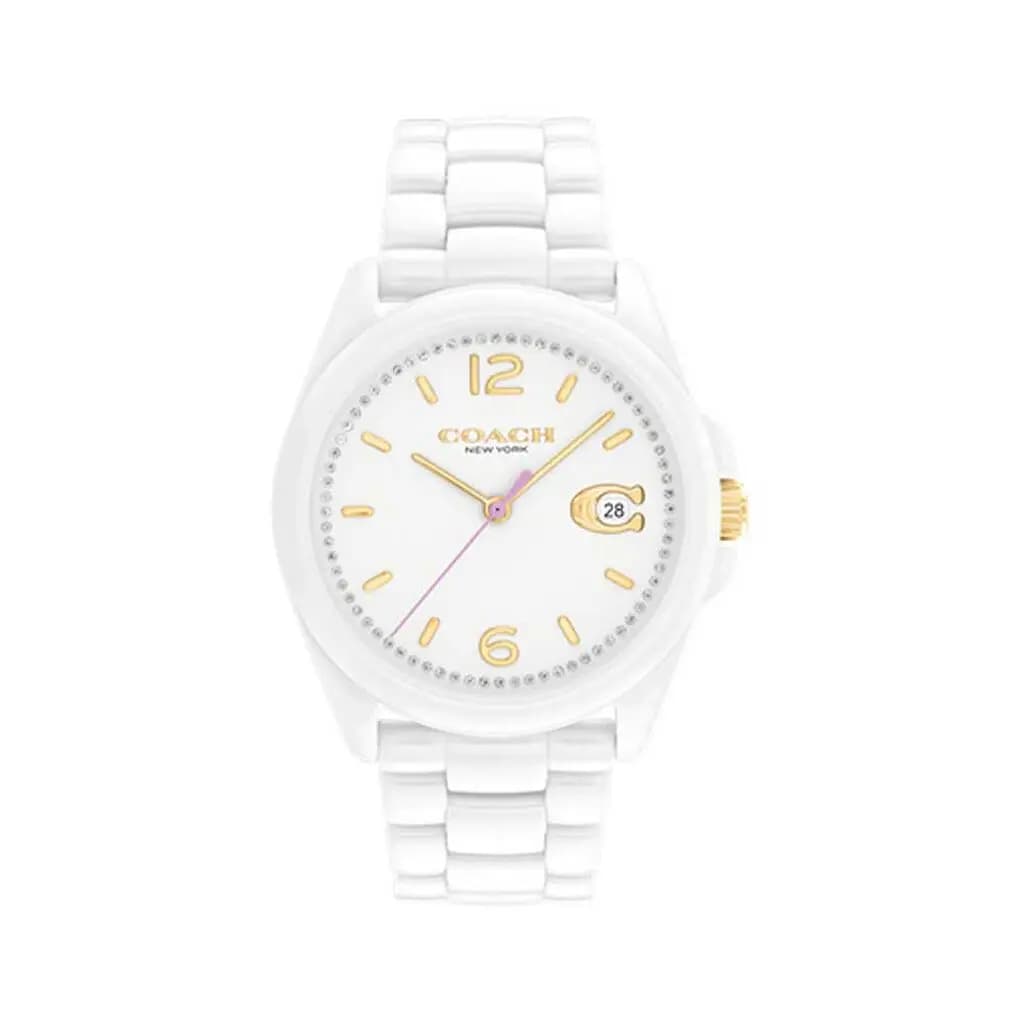 Montre Coach Greyson Blanc