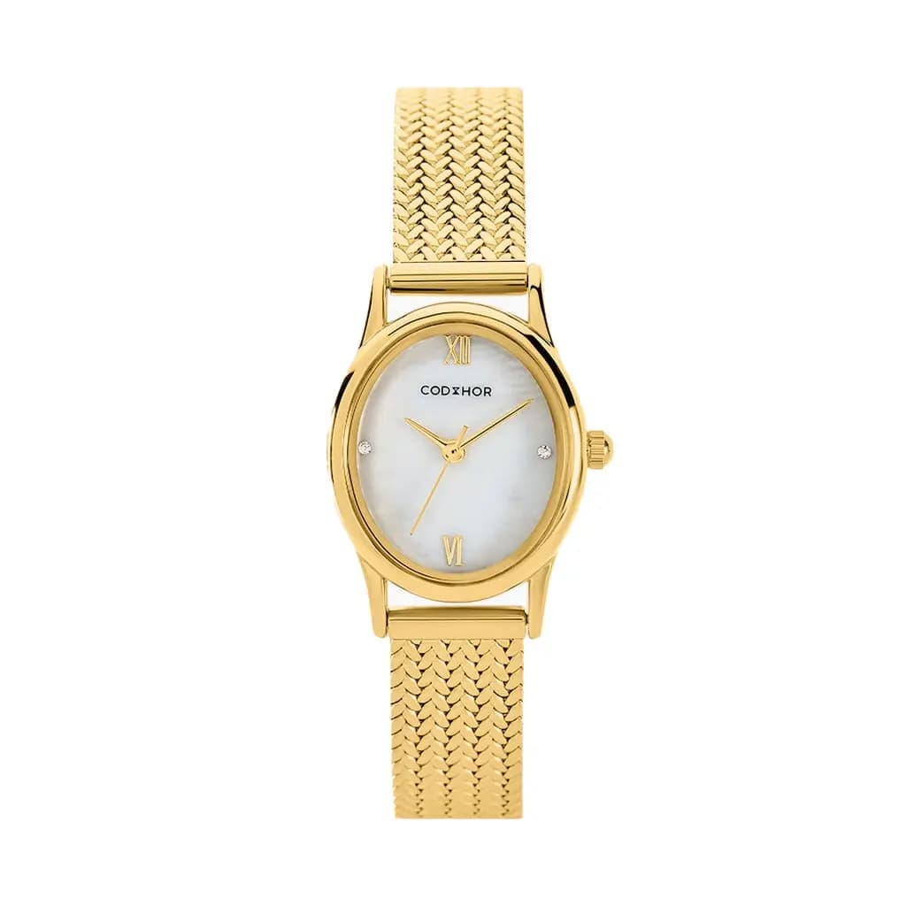 Montre Codhor Suzanne Nacre Blanche