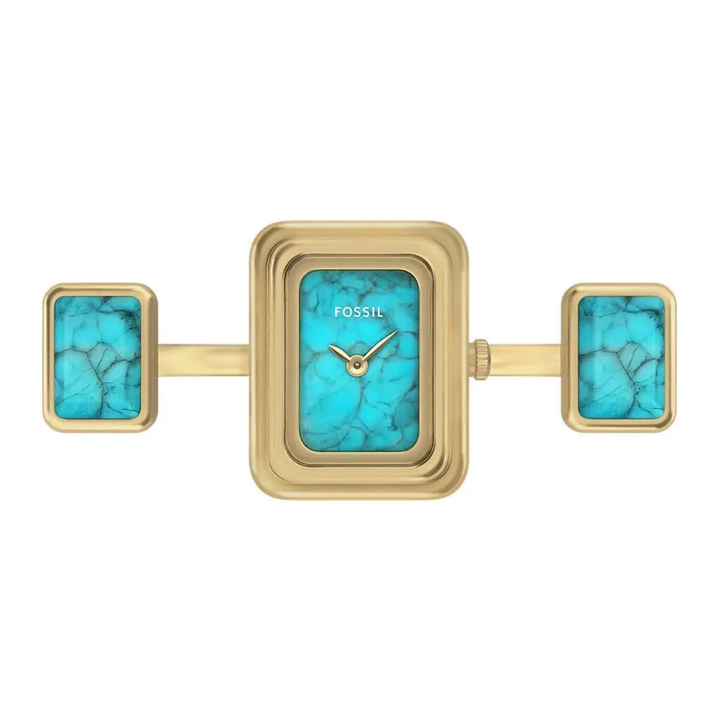 Montre Fossil Raquel Watch Ring Bleu