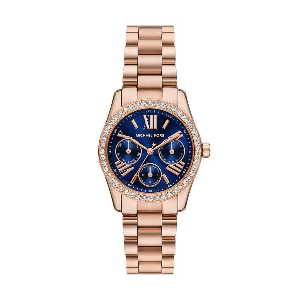 Montre Michael Kors Lexington Lux Bleu