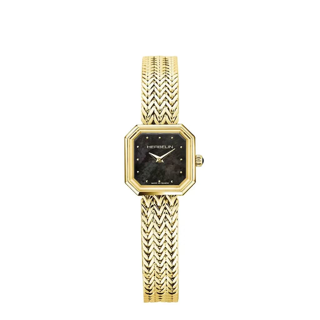 Montre Herbelin Octogone Nacre Noire