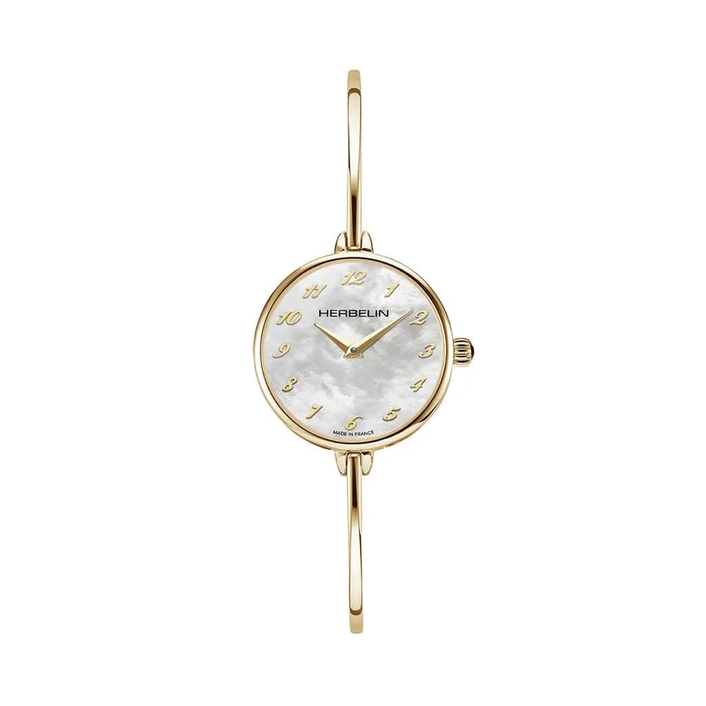 Montre Herbelin Fil Nacre Blanche