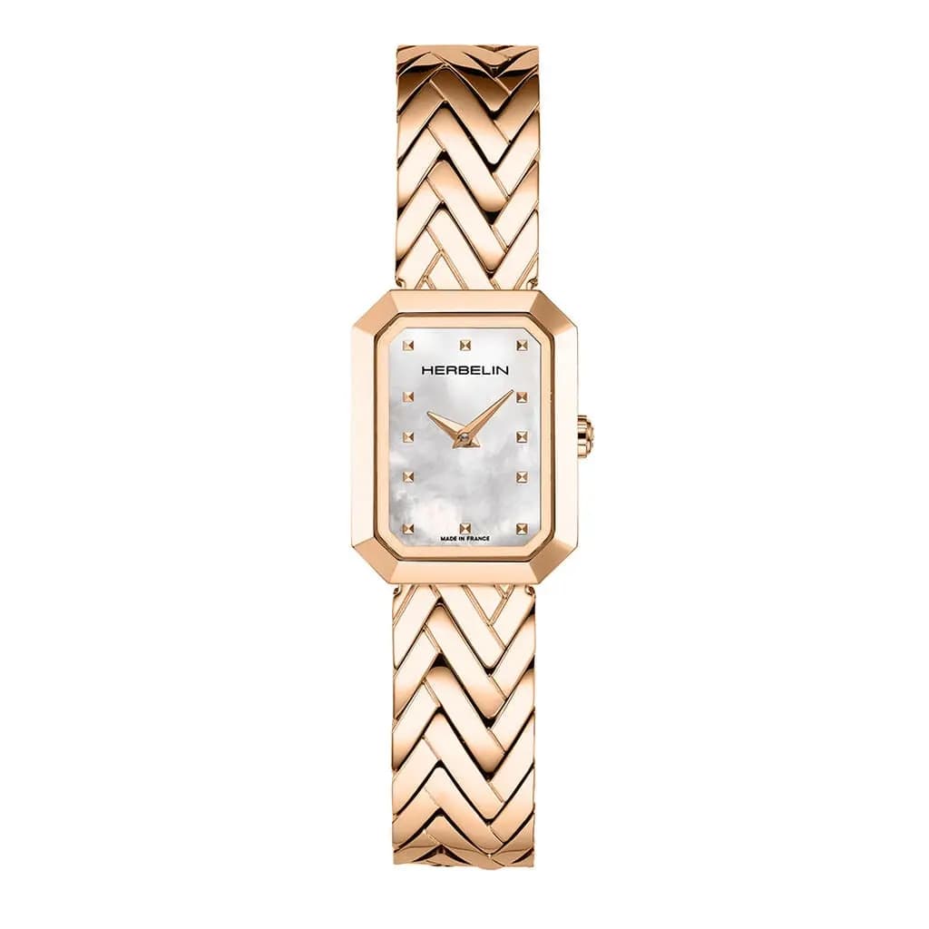 Montre Herbelin Octogône Nacre Blanche