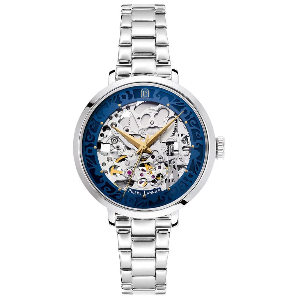 Montre Pierre Lannier Automatique 35 Bleu