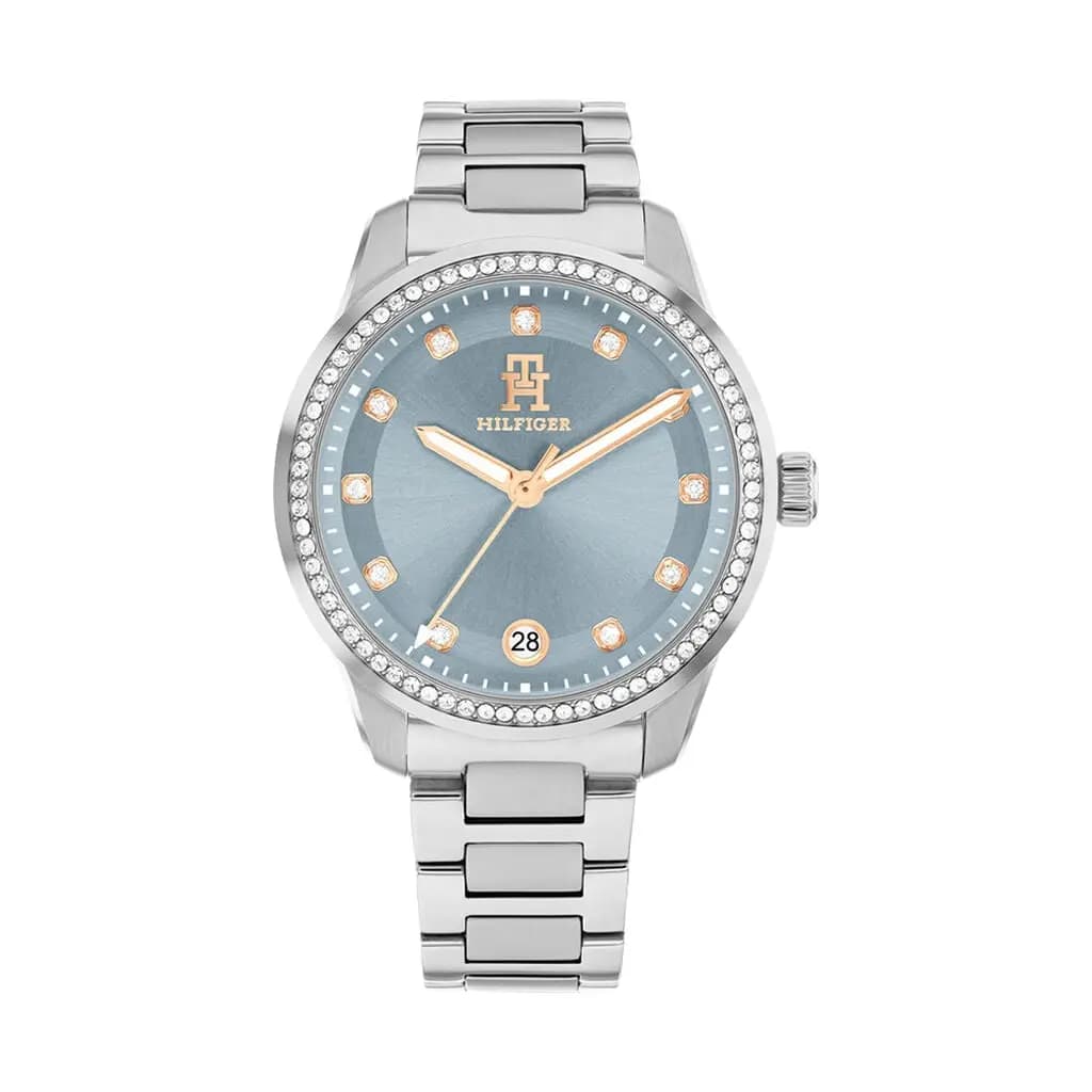 Montre Tommy Hilfiger Th85 Crystals Bleu Sky