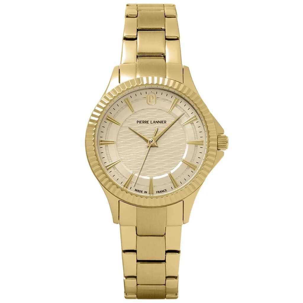 Montre Pierre Lannier Metropolitain Doré