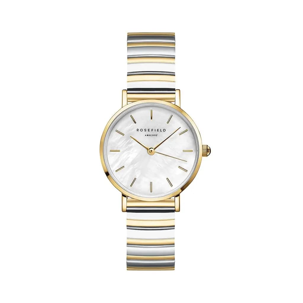 Montre Rosefield Small Edit Nacre Blanche