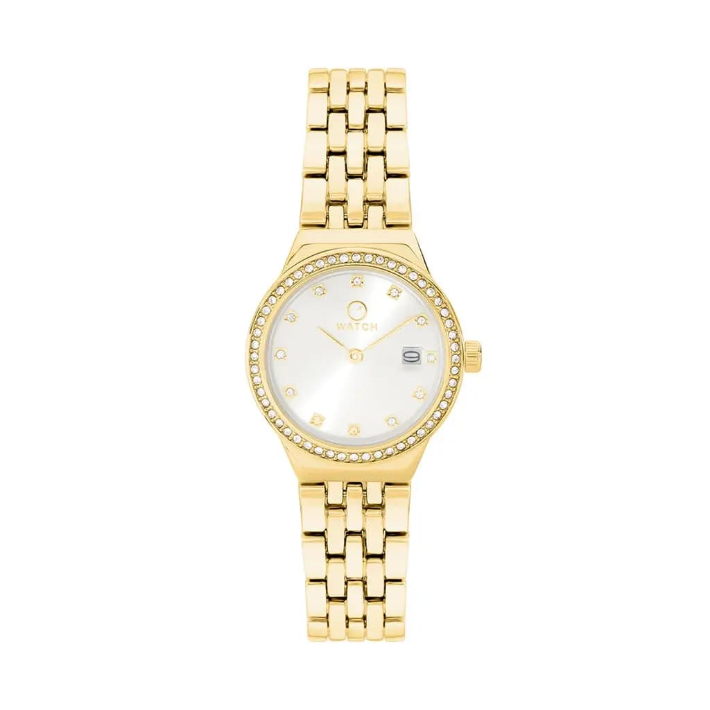 Montre 0 O Watch Glittering Blanc