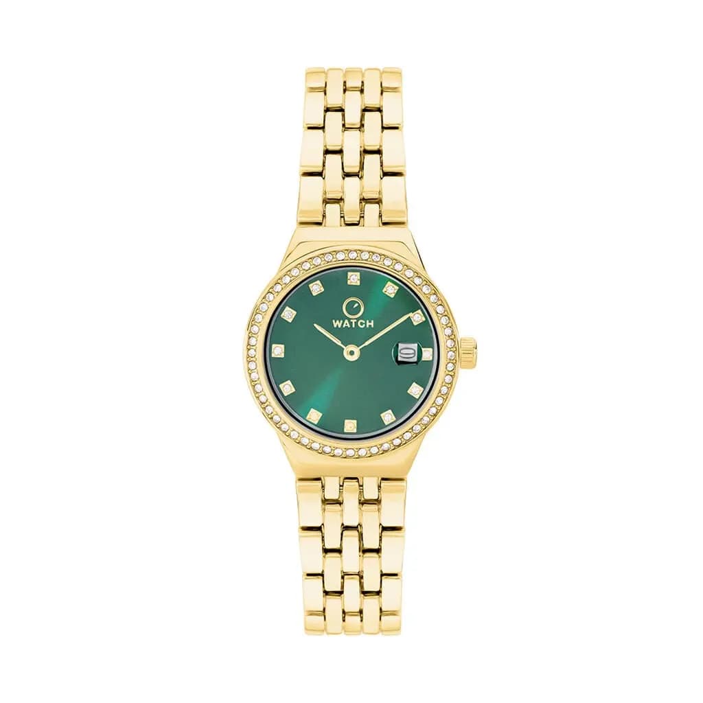 Montre 0 O Watch Glittering Vert