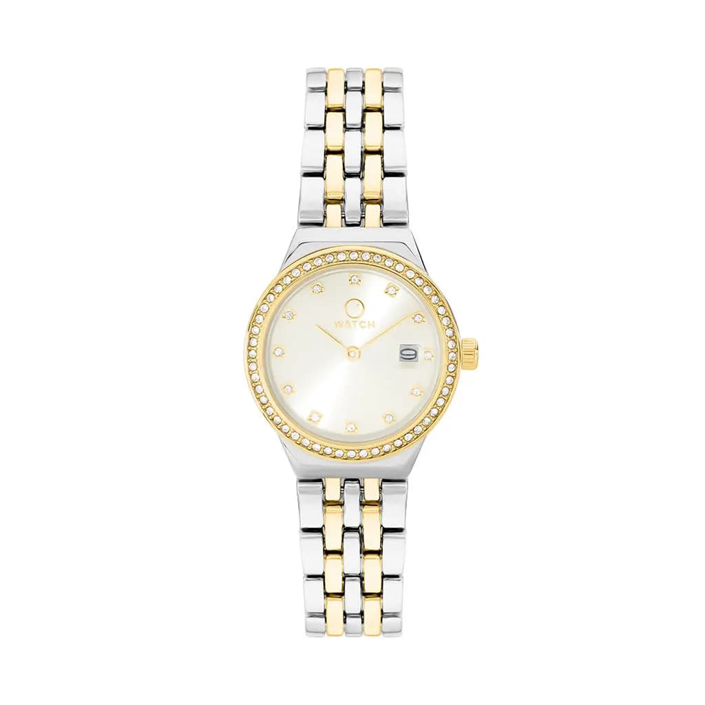 Montre 0 O Watch Glittering Doré