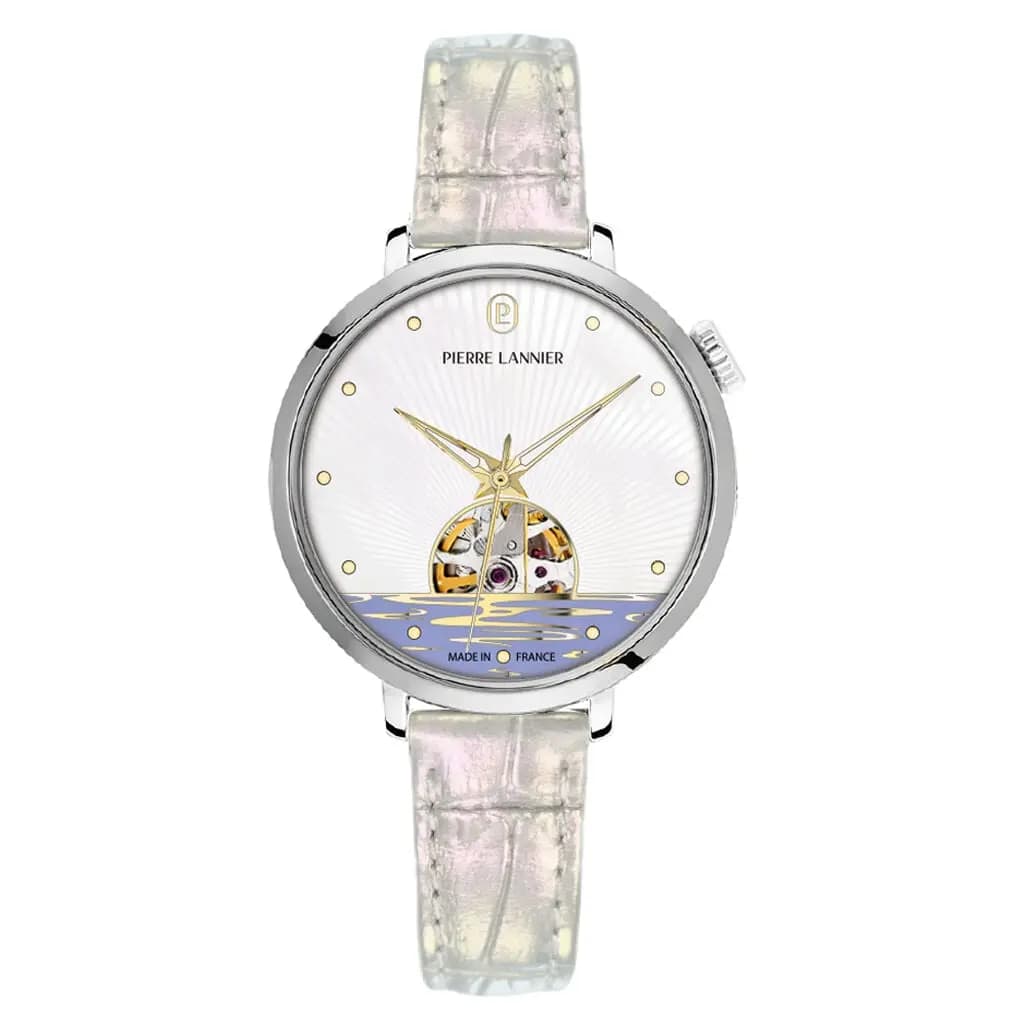 Montre Pierre Lannier Australe Nacre Blanche