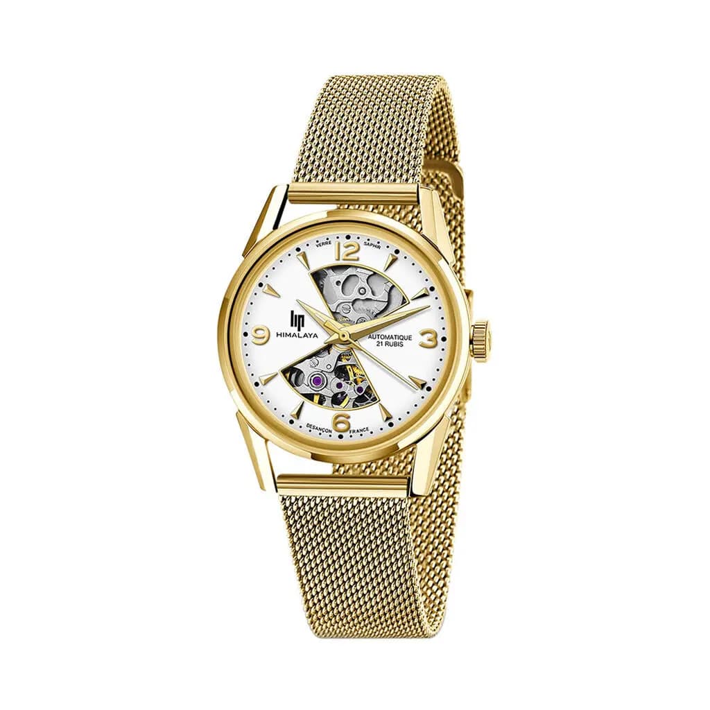 Montre Lip Himalaya Sablier 33 Blanc
