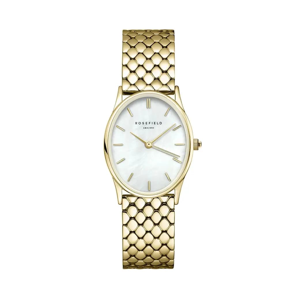 Montre Rosefield Oval Blanc
