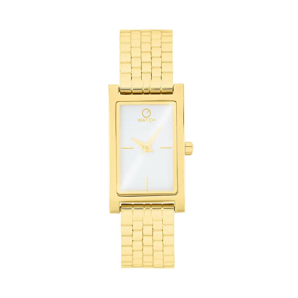 Montre O Watch Oblong Blanc