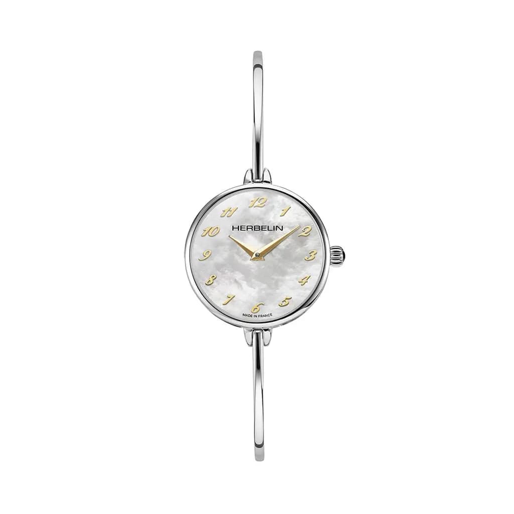 Montre Herbelin Fil Nacre Blanche