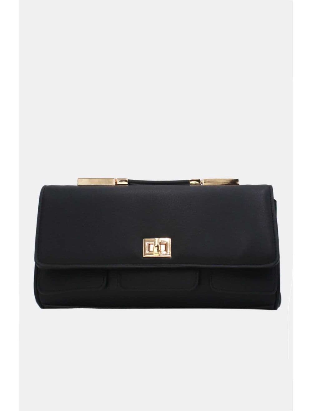Pochette Bandoulière Transformable 25P-6300-Noir