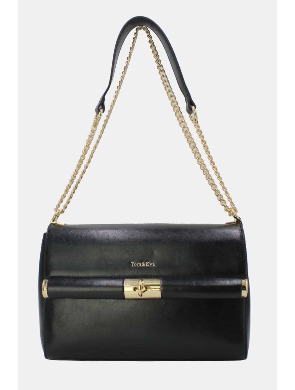 Sac Porte Épaule Effet Cuir 25B-6396-Noir