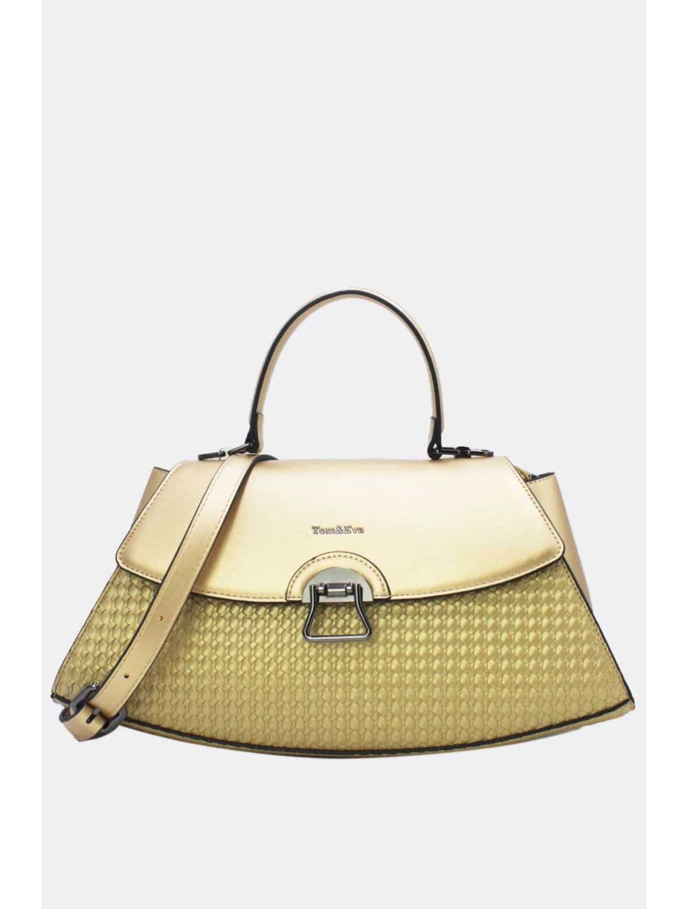 Sac à Main Effet En Paille RÉASSORT 25B-6230-Doré