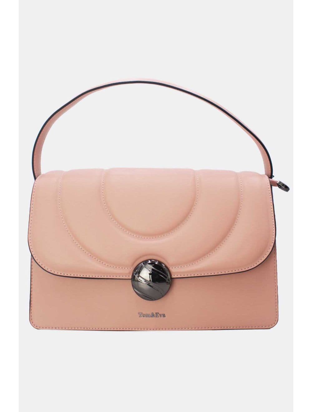 Sac Porté Épaule Bi-matière Femme 25B-6289-Pink