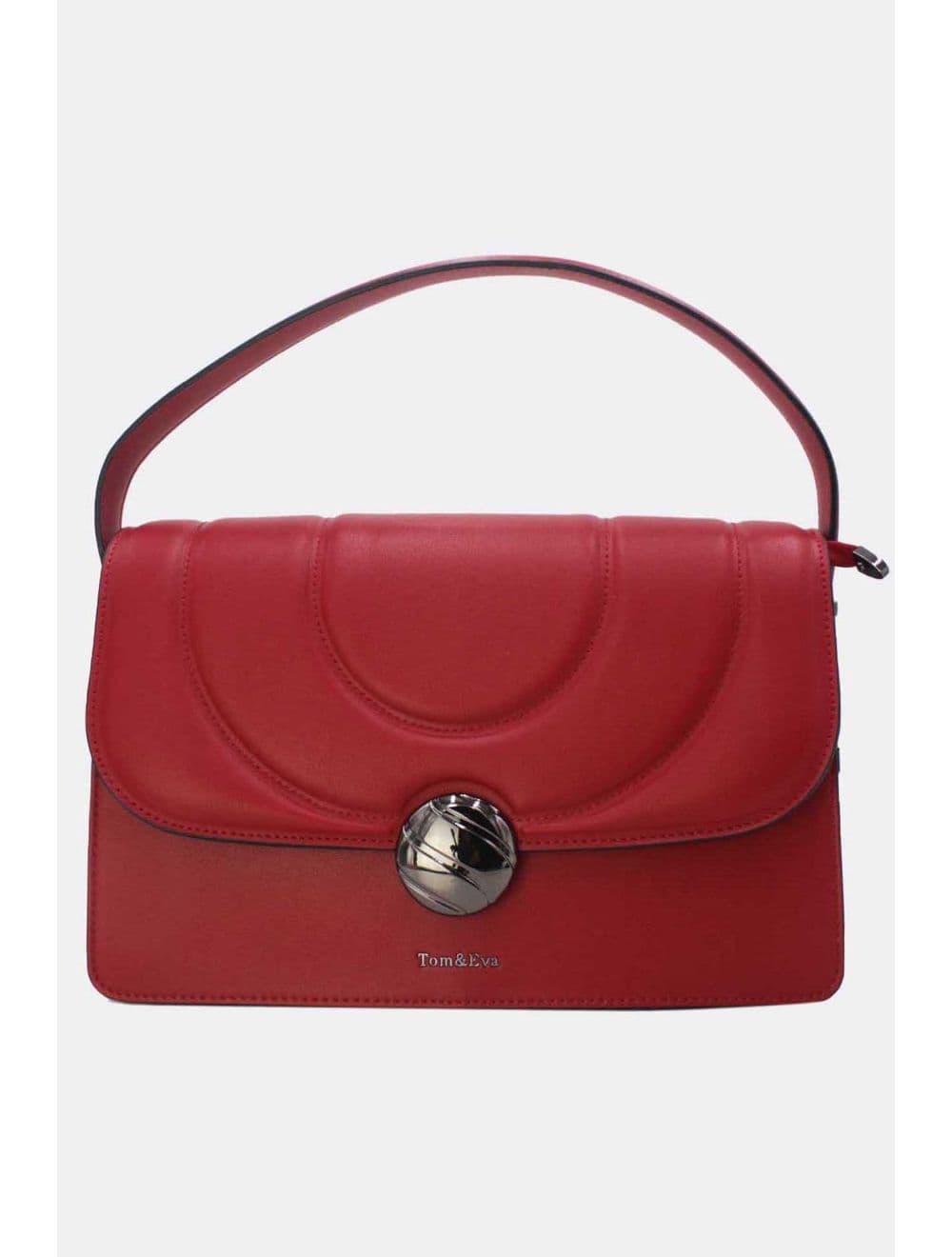 Sac Porté Épaule Bi-matière Femme 25B-6289-Burgundy