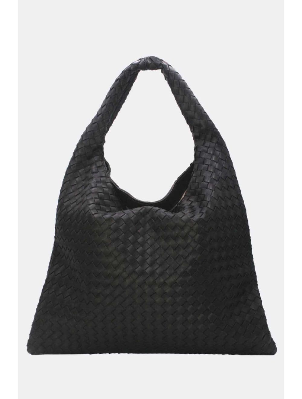 Sac Porté Épaule Tressé 25P-6175-Noir