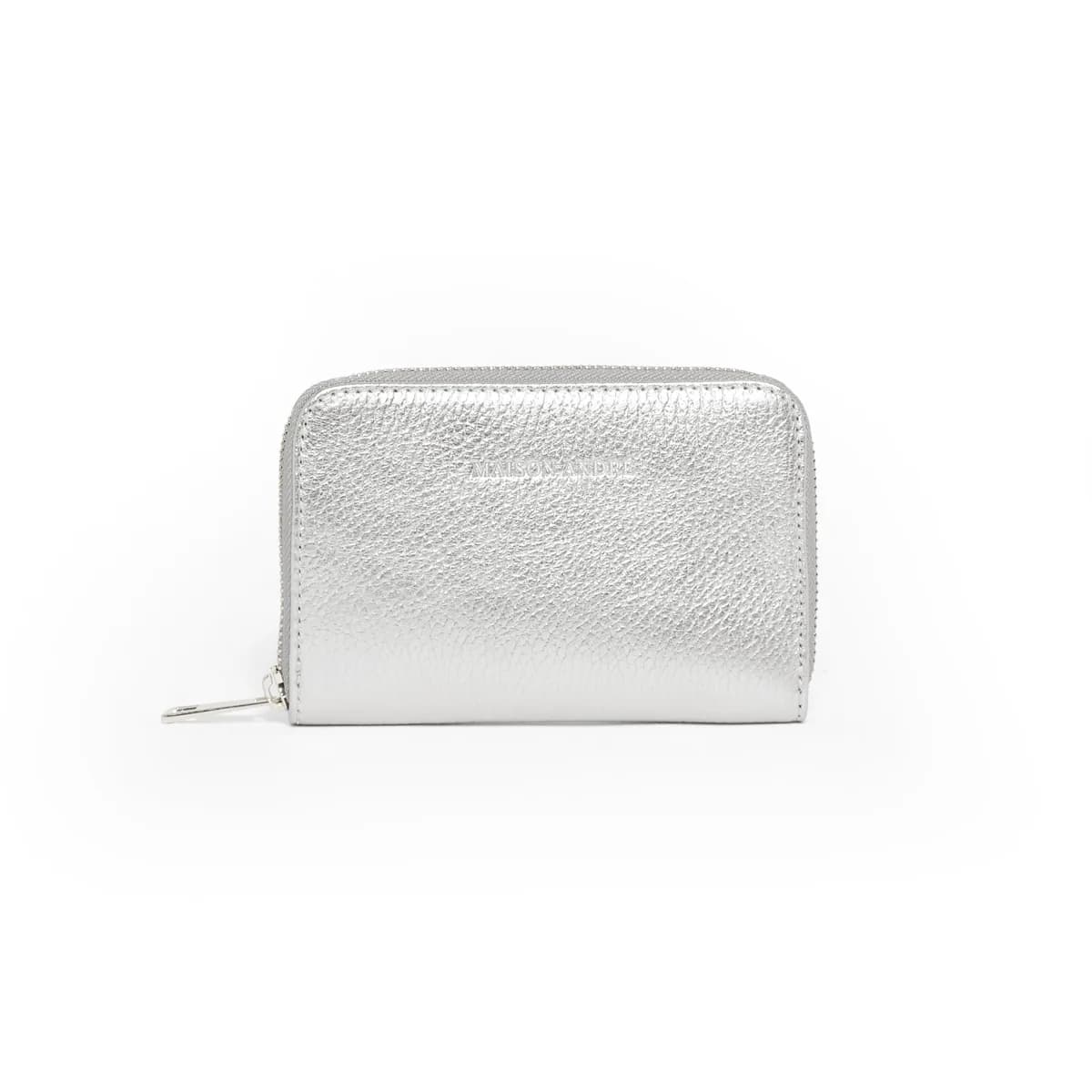 Portefeuille Mini Buci Argent